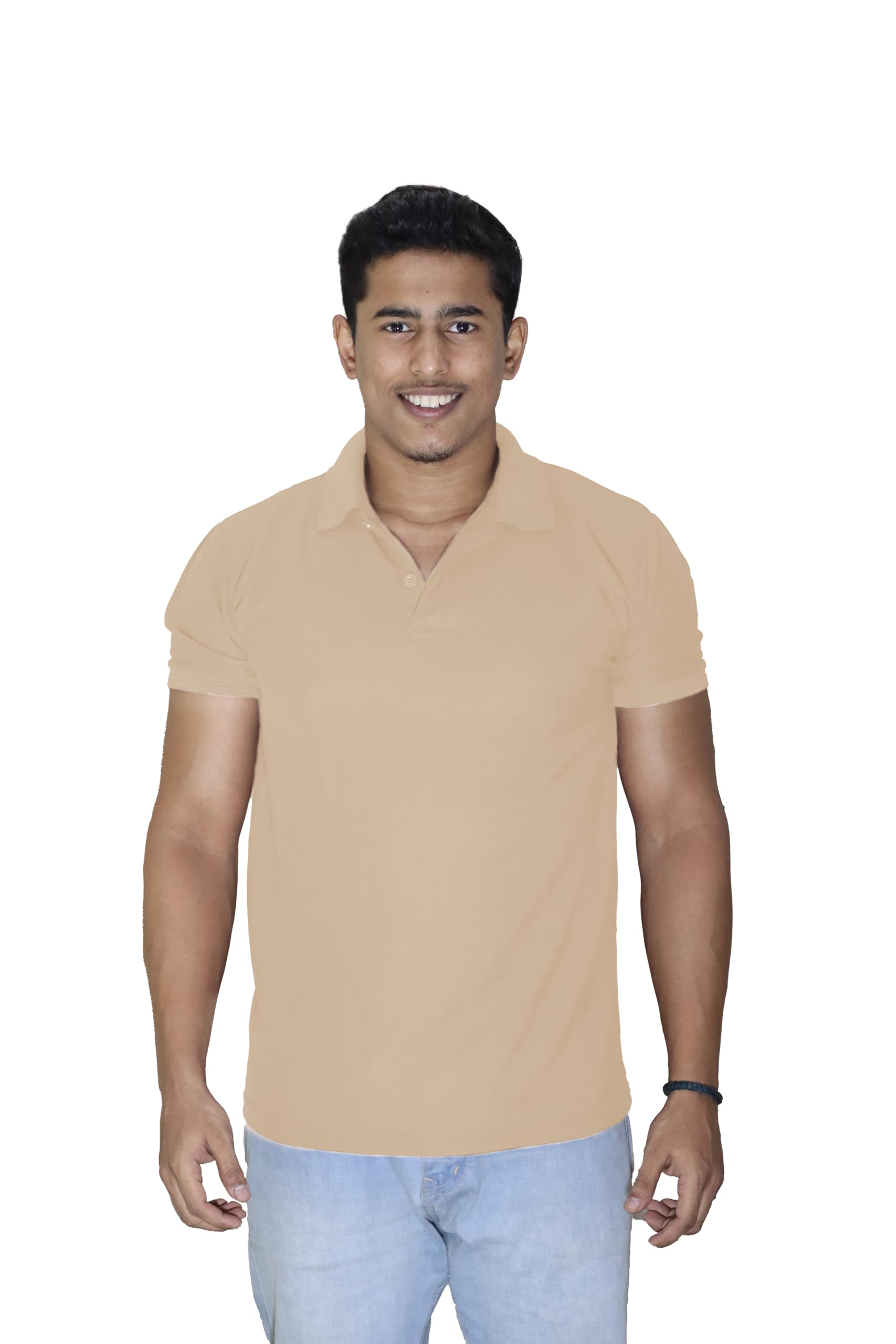 Men's Polo T-Shirts| Collar Tshirts | Half Sleeves | T Shirt for Men | Plain V Neck T Shirt| Men's T-Shirt | Tshirt for Men Stylish | Plain-Regular Fit, 100% Cotton-picture-37