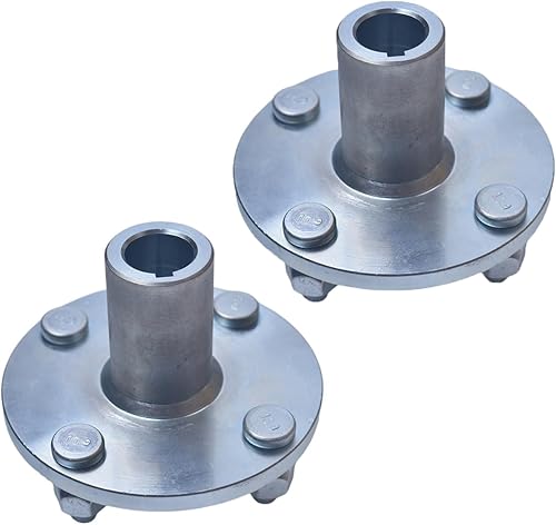 Buje de eje vivo para Go Kart de 4 x 4 pulgadas con paso hacia abajo de 1 a 34 pulgadas, eje con llave de 14 pulgadas, rueda delantera trasera de 8