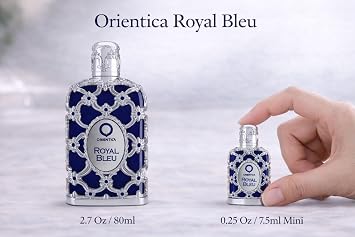 Orientica Royal Bleu 0.25oz/7.5ml Mini Splash Eau Parfum - Perfume for Men