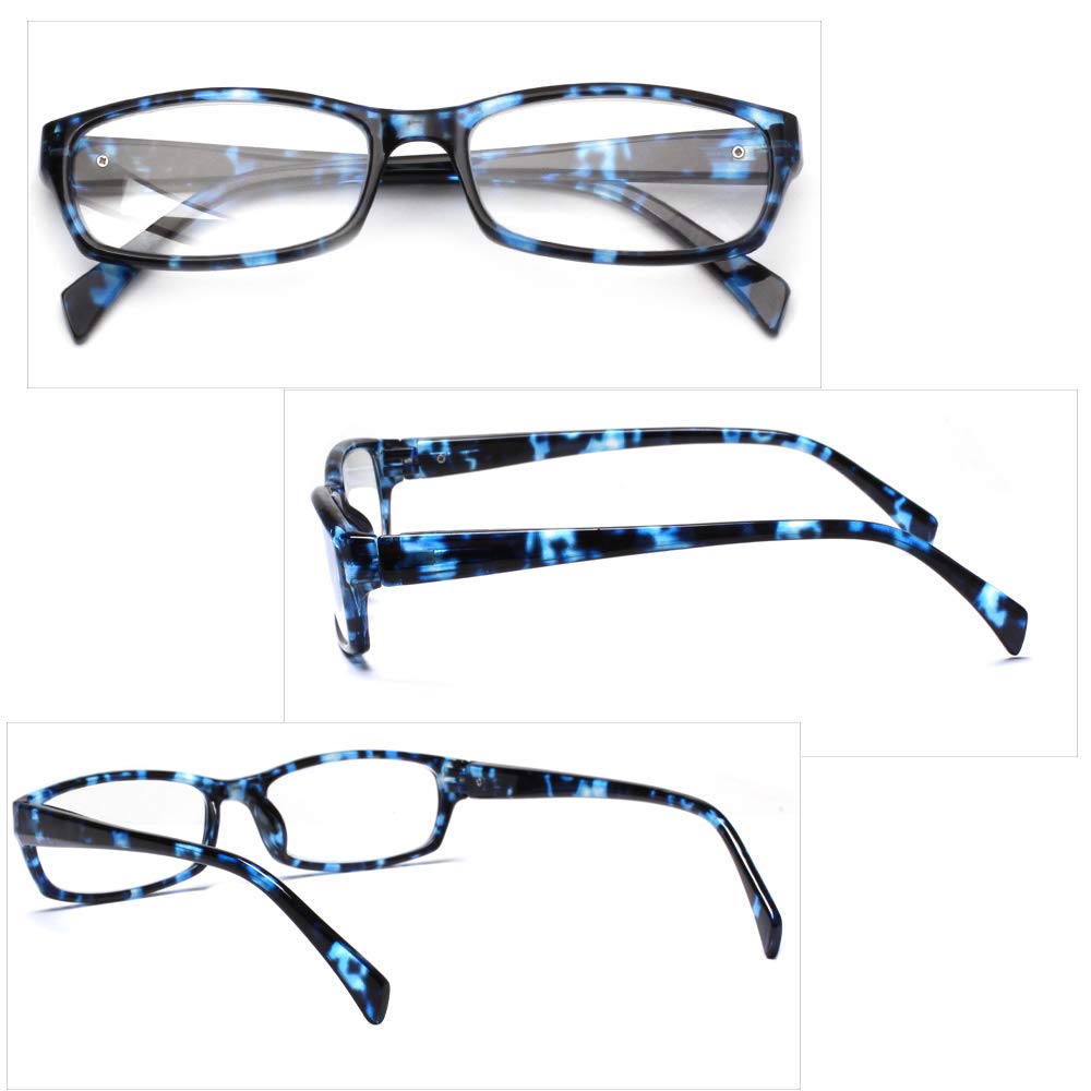 Amazon.com: Henotin 5-Pack Reading Glasses Blue Light Blocking