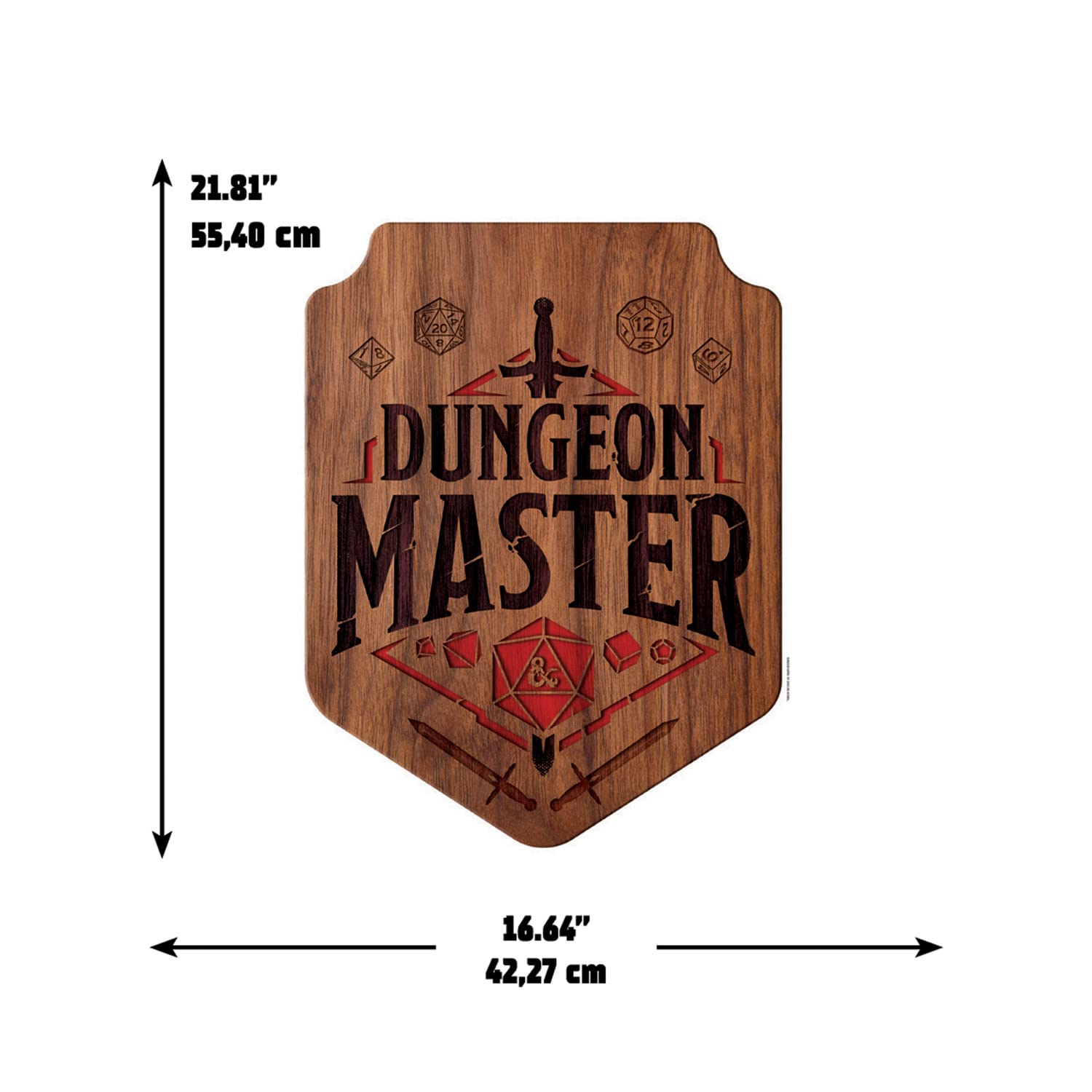 Giant Dungeons and Dragons Master Alphabet Sticker, Red, Black, White, Brown, Géant - Image 2