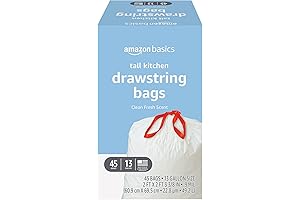 glad 13 gallon trash bags 45 count