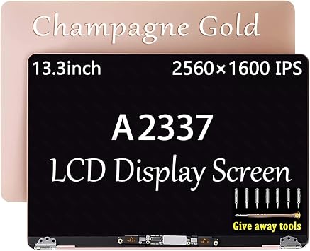 A2337 Screen Replacement Gold for MacBook Air A2337 M1 2020