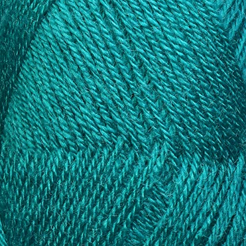 Image of Oswal 3 Ply Knitting Yarn Wool, Teal Green 600 gm Best Used with Knitting Needles, Crochet Needles Wool Yarn for Knitting. by Oswal