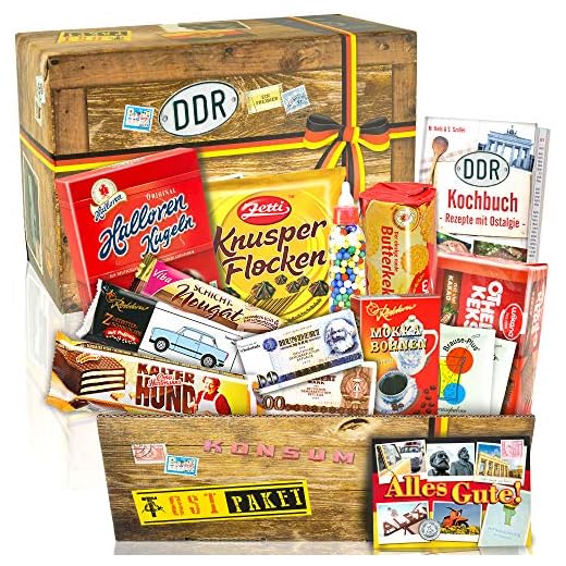 Ostprodukte Süssigkeiten Box - Geschenkset für Sie Geburtstag