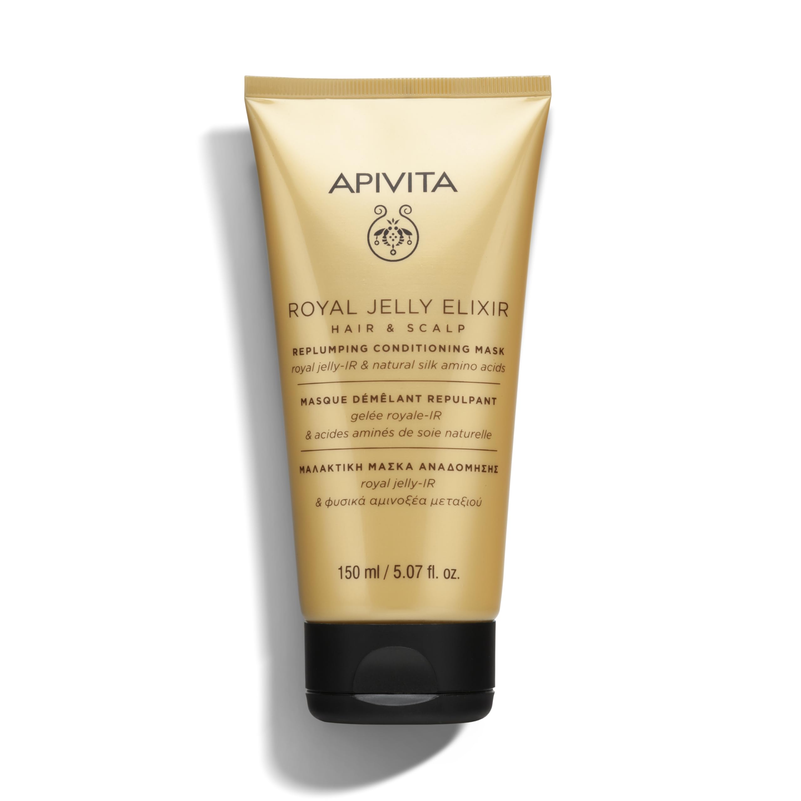 APIVITA Royal Jelly Elixir Replumping Hair Mask for Shine & Revitalization