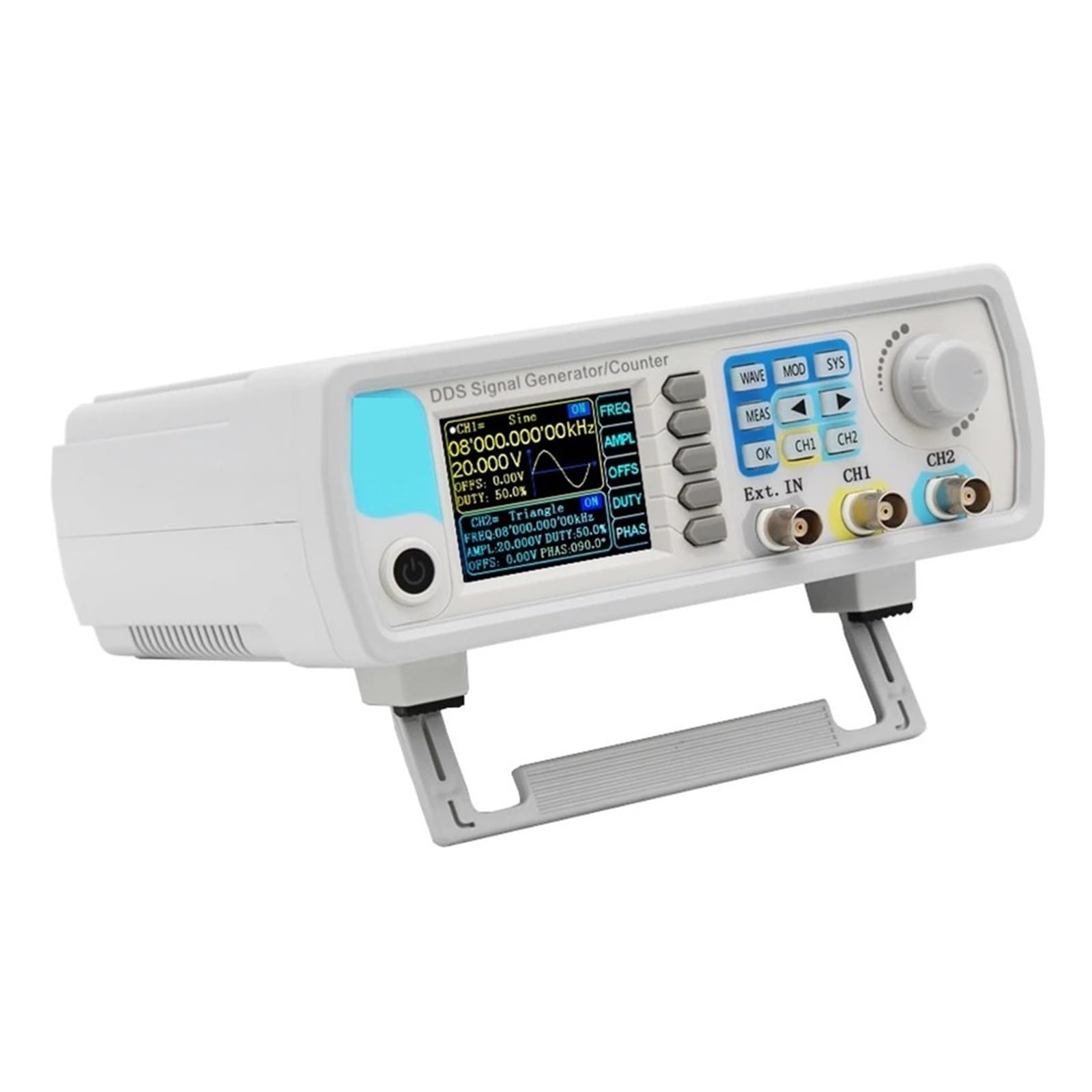 JDS6600 Generatore Di Segnale Funzione DDS 15/30/40/50/60 MHz/Sorgente Dual/2-CH Misuratore Di Frequenza Generatore Di Impulsi A Forma D'onda Arbitraria(60MHz)