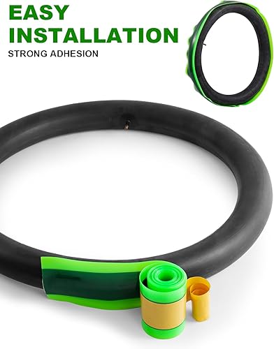 Miniatura 3 de Julai Revestimientos para neumáticos de bicicleta, tubo de bicicleta de montaña, protector autoadhesivo sin pinchazos, compatible con 20 24 26 28 29