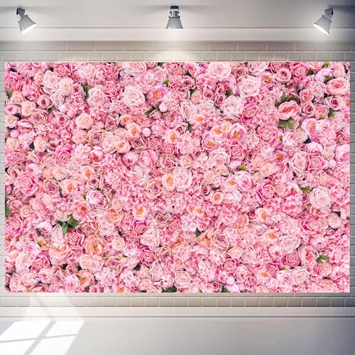 Fondo Floral 7x5 ft para Fotografía y Decoración miniatura 1