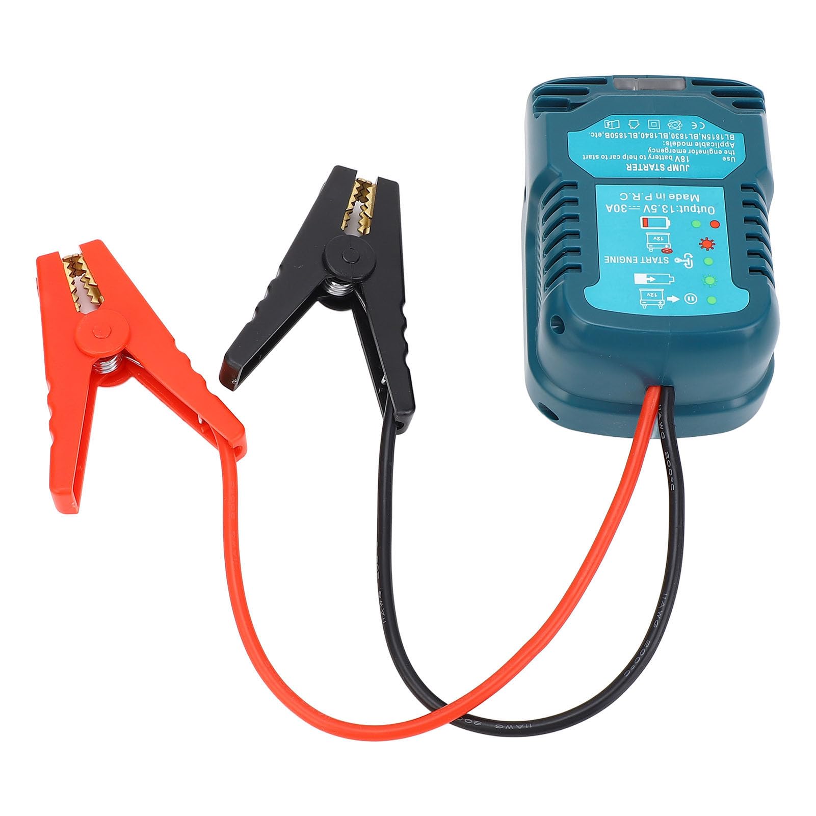 Eujgoov Portable Car Jumps Starter Strong Material with Secure Conduction for BL 18V Li ion Batteries Jumpstarter