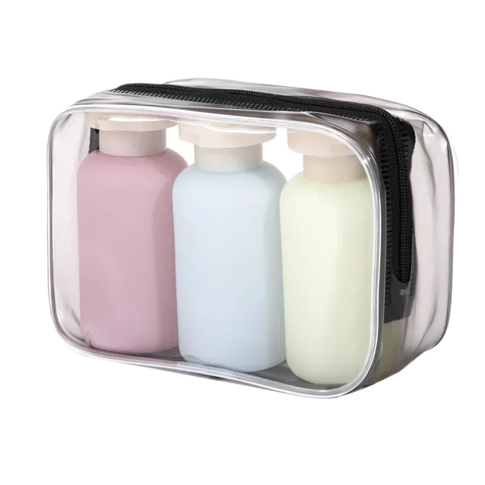 XIEHYA 2 Sets 100ML Silicone Travel Bottles Accessories Portable Leak Proof Squeezable Size Containers For Toiletries