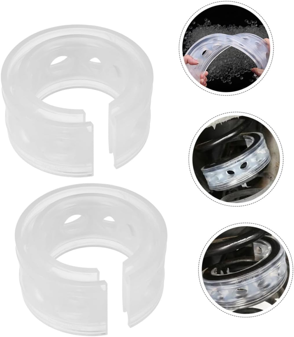 4pcs Car Spring Buffers Spring Bumper Cushion for Vehicle Suspension Absorbers to Reduce Noise and Damage for Car Modification