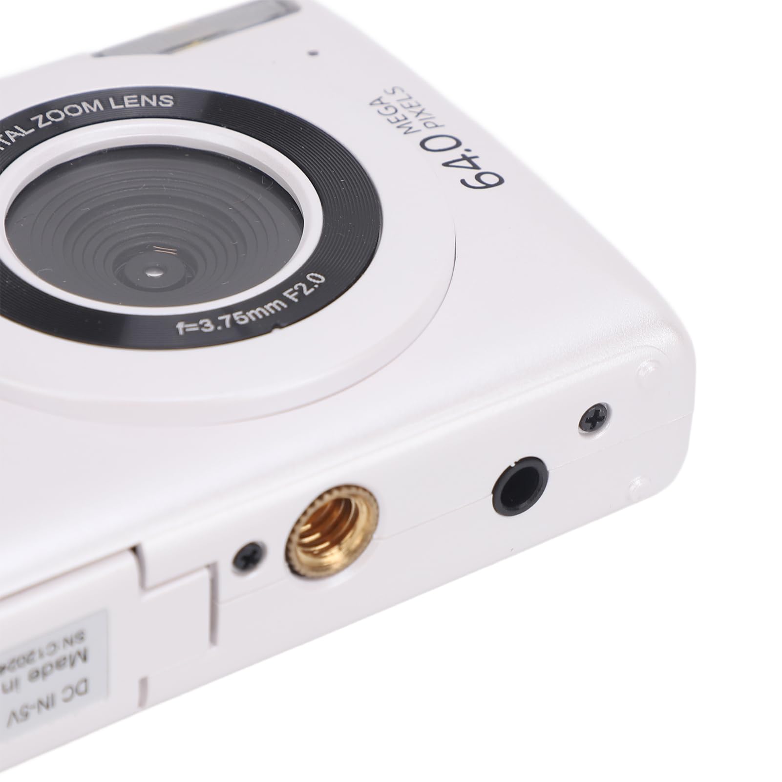 Fotocamera digitale 64MP 4K Auto Focus Point and Shoot Videocamera Videocamera Compatta Piccola Fotocamera per Fotografia Vlogging Camera, Zoom 18x, Display TFT da 2,75 pollici