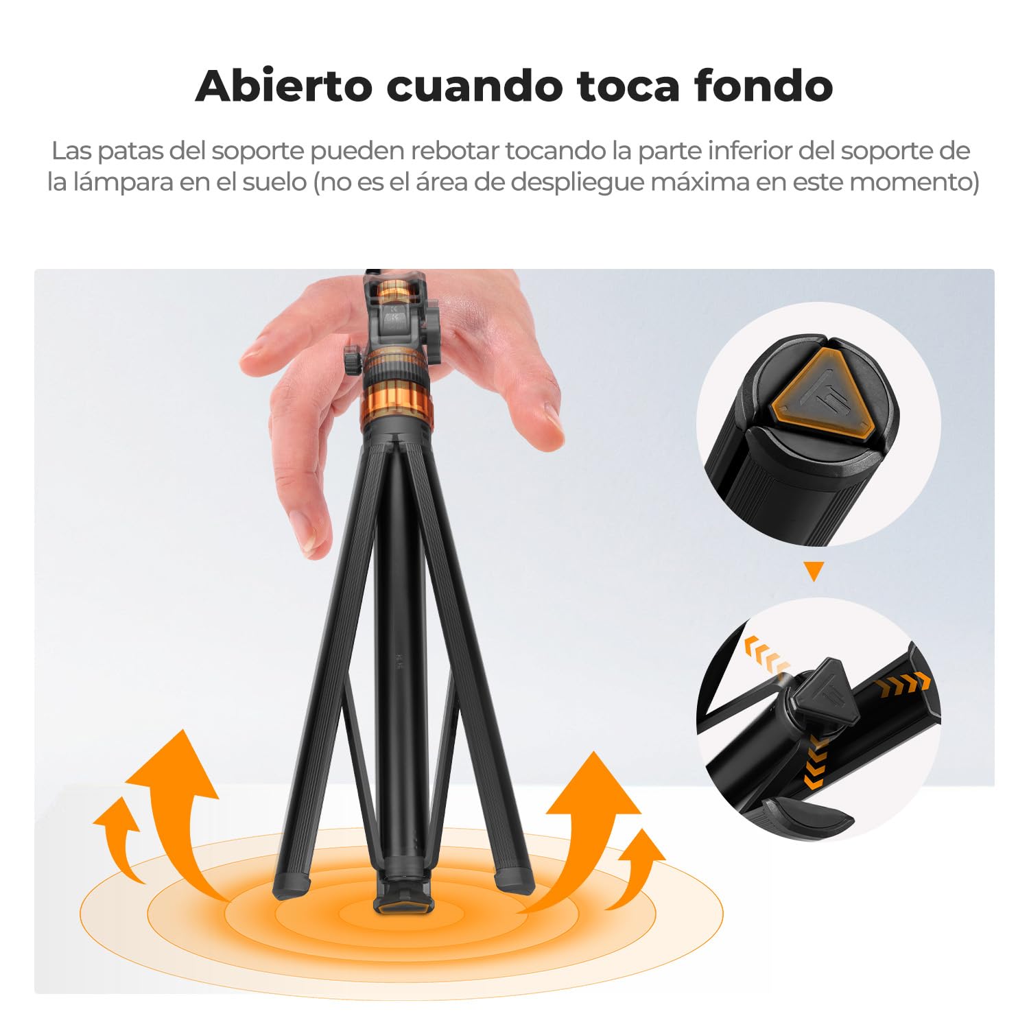 K&F CONCEPT Quick Release Trípode metálico para iluminación 199 cm, Carga máx 5 kg. Trípode para cámara, móvil, trípode de Tres Patas para móvil con rótula de 360° y Tornillo de 1/4"