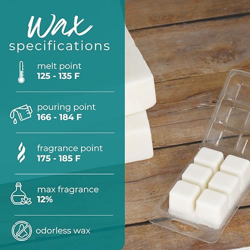 Miniatura 3 de Direct Candle Supply Losa derretida de 5 libras, cera de soja para hacer velas, cera de soja para derretimientos, cera de fabricación de velas a