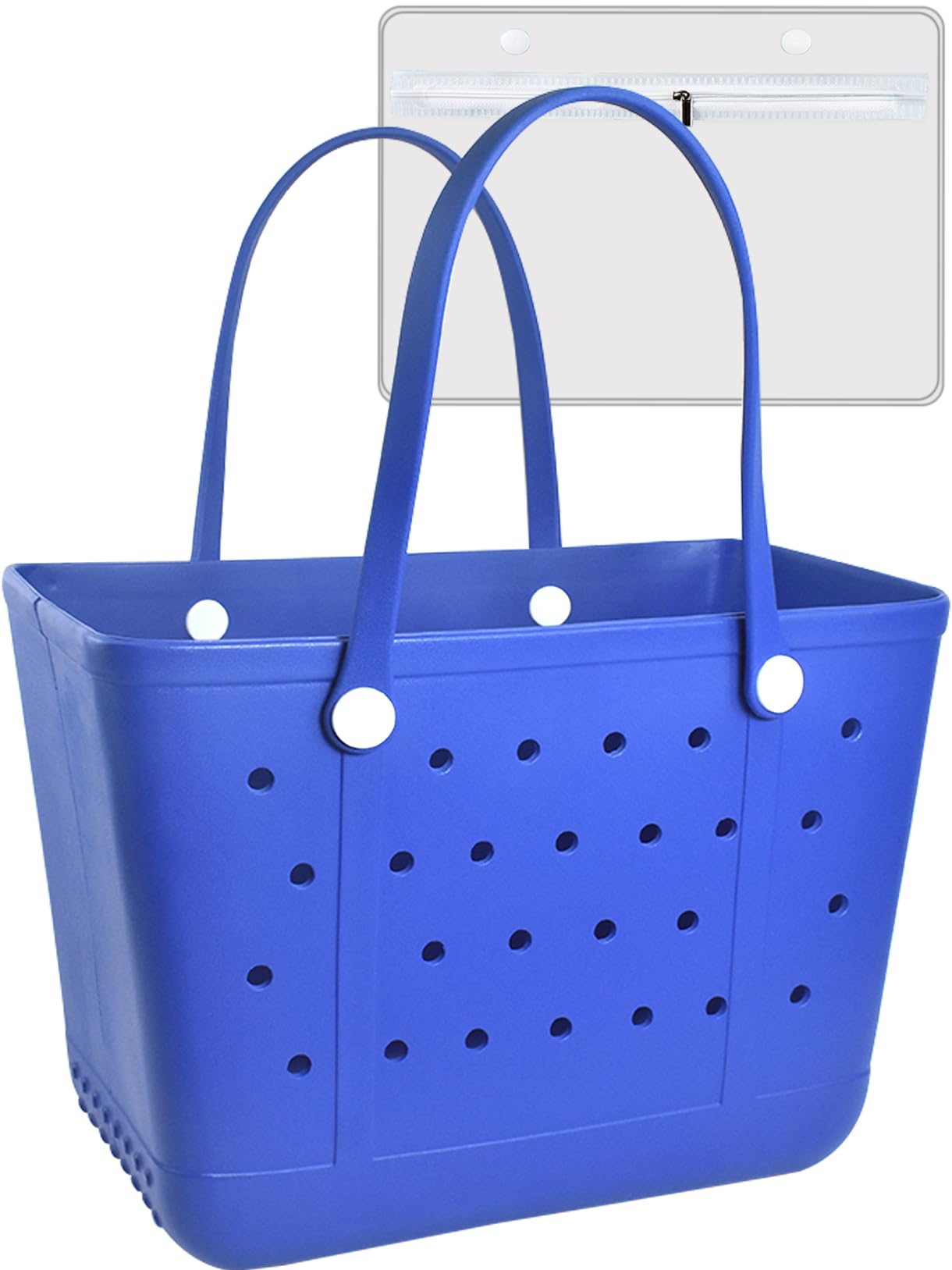 Uwyriwooq Beach Tote Bag for Women, Rubber Beach Bag Waterproof Sandproof, Extra Large EVA Tote Bag Boat Bag