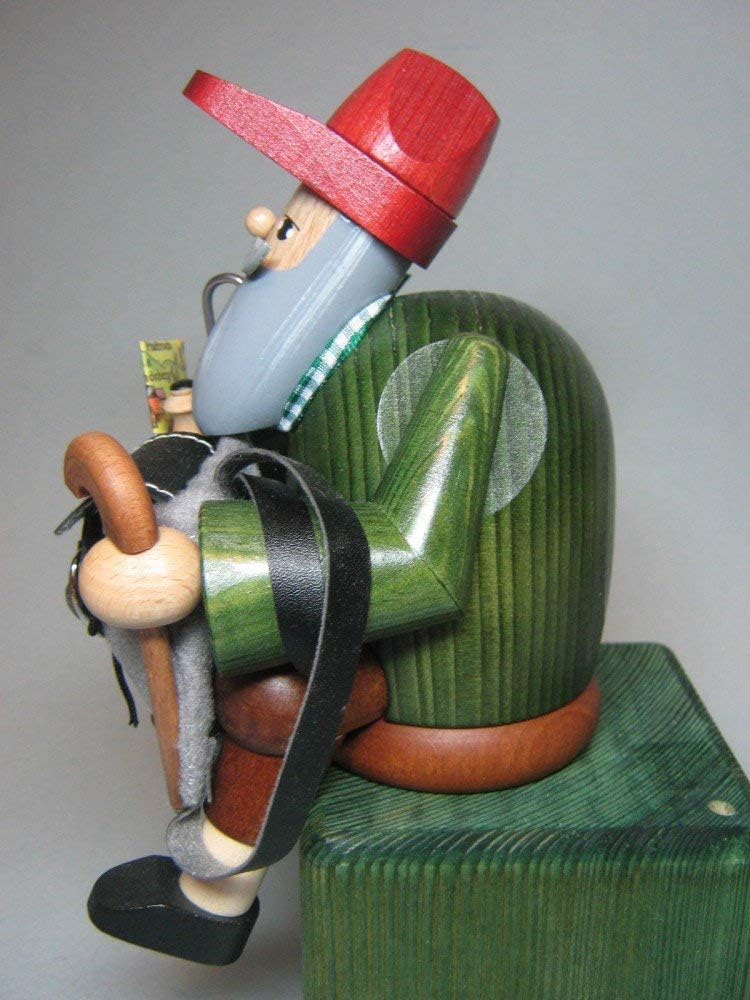 Smoking Men Incense Holder, Rambler Sitting, 15 cm