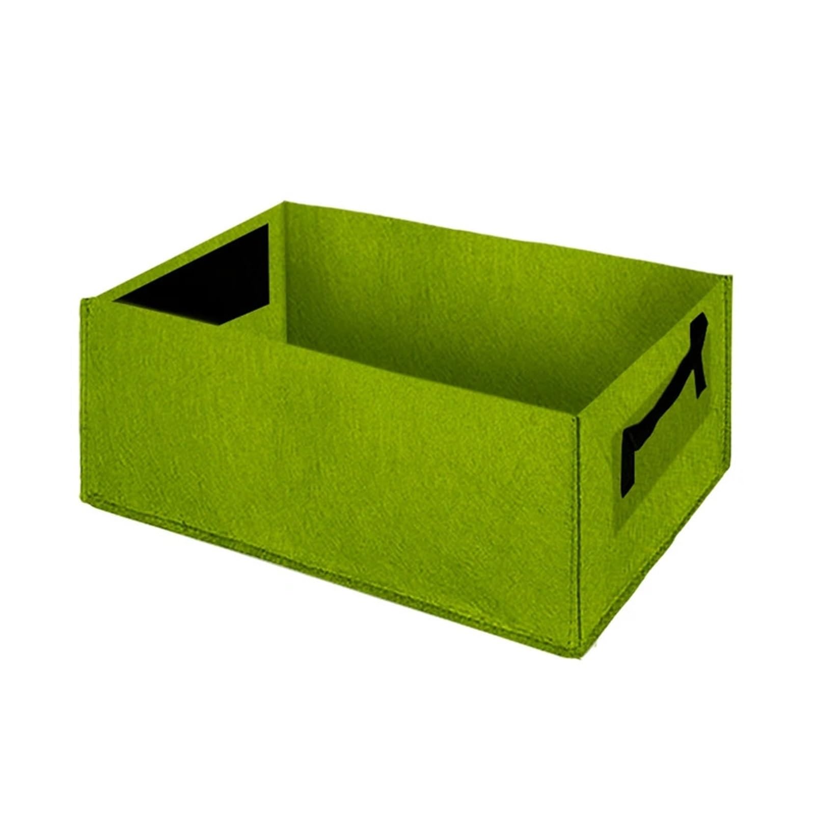 Borsa for piante in feltro Contenitore for vaso da fiori for coltivazione giardino(Green,31Gallons100x60x20cm)