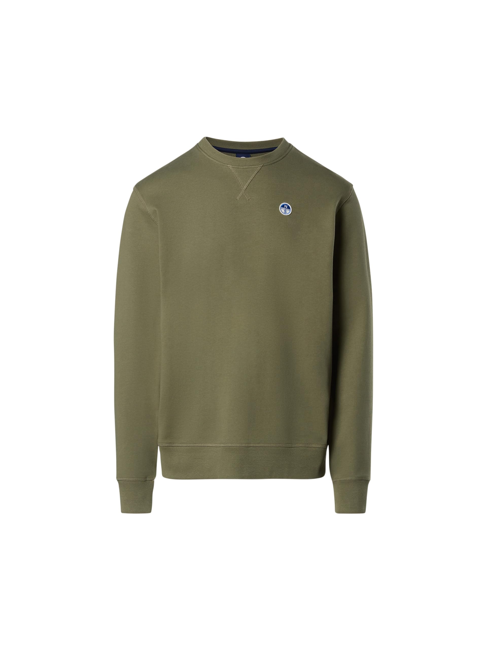 NORTH SAILS Felpa Uomo in Cotone Organico con Patch Logo