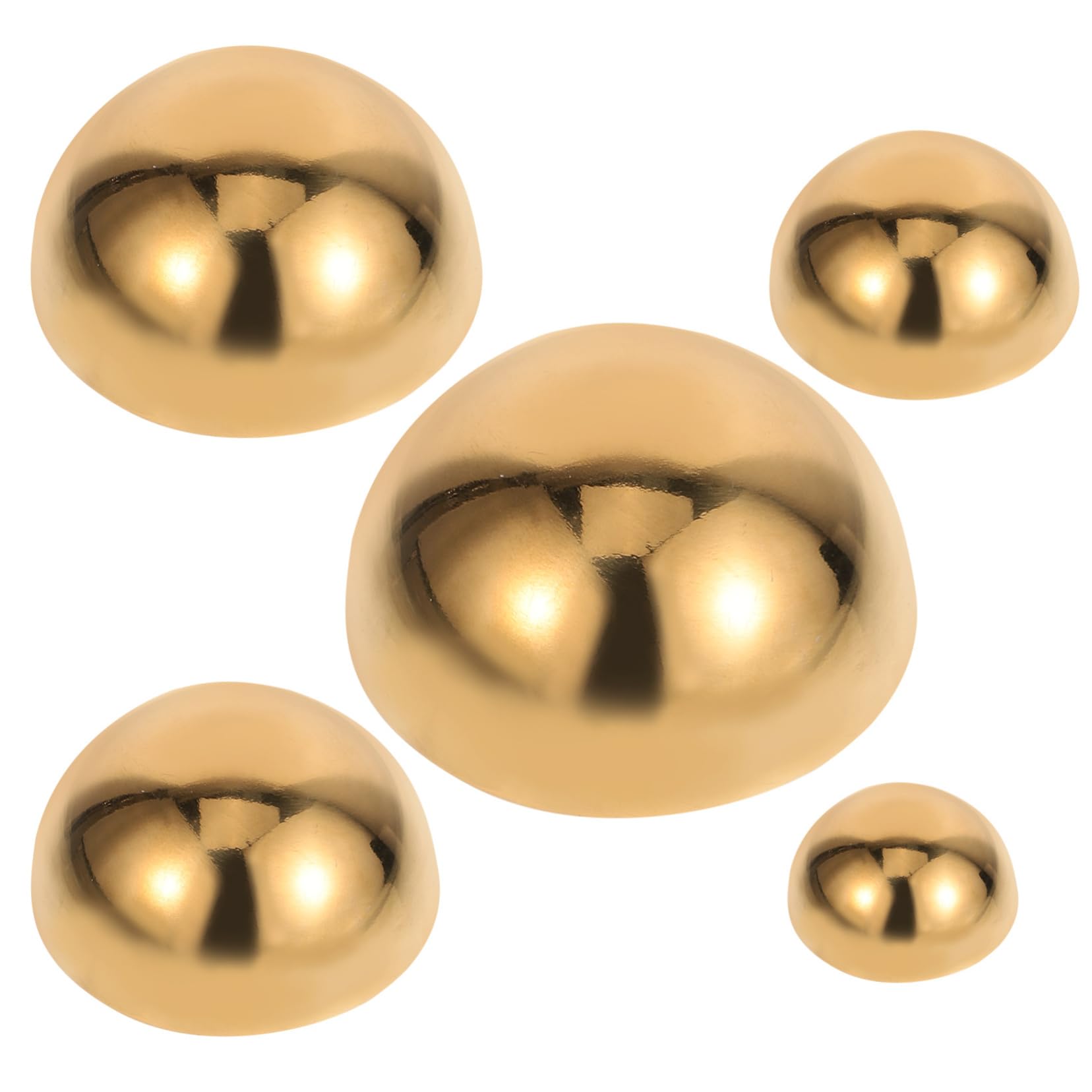 BESPORTBLE 20pezzi Sfere Decorative Inossidabile Palline Di Riflessione Per Giardino Sfera Di Osservazione Con Finitura Specchiata Variabili Per Fotografia e Decorazioni Esterni