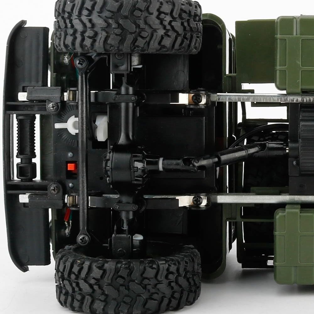Idea S® 18139 B24 militare Truck 4 WD 2.4 GHz R/C RC telecomandato Laster, Serbatoio, catena veicolo, Monster Crawler camion 1: 16, nuovo