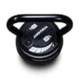 Tru Grit Fitness - Adjustable Kettlebell Weight Set - 20LB - Home Gym or Office Strength Training Equipment