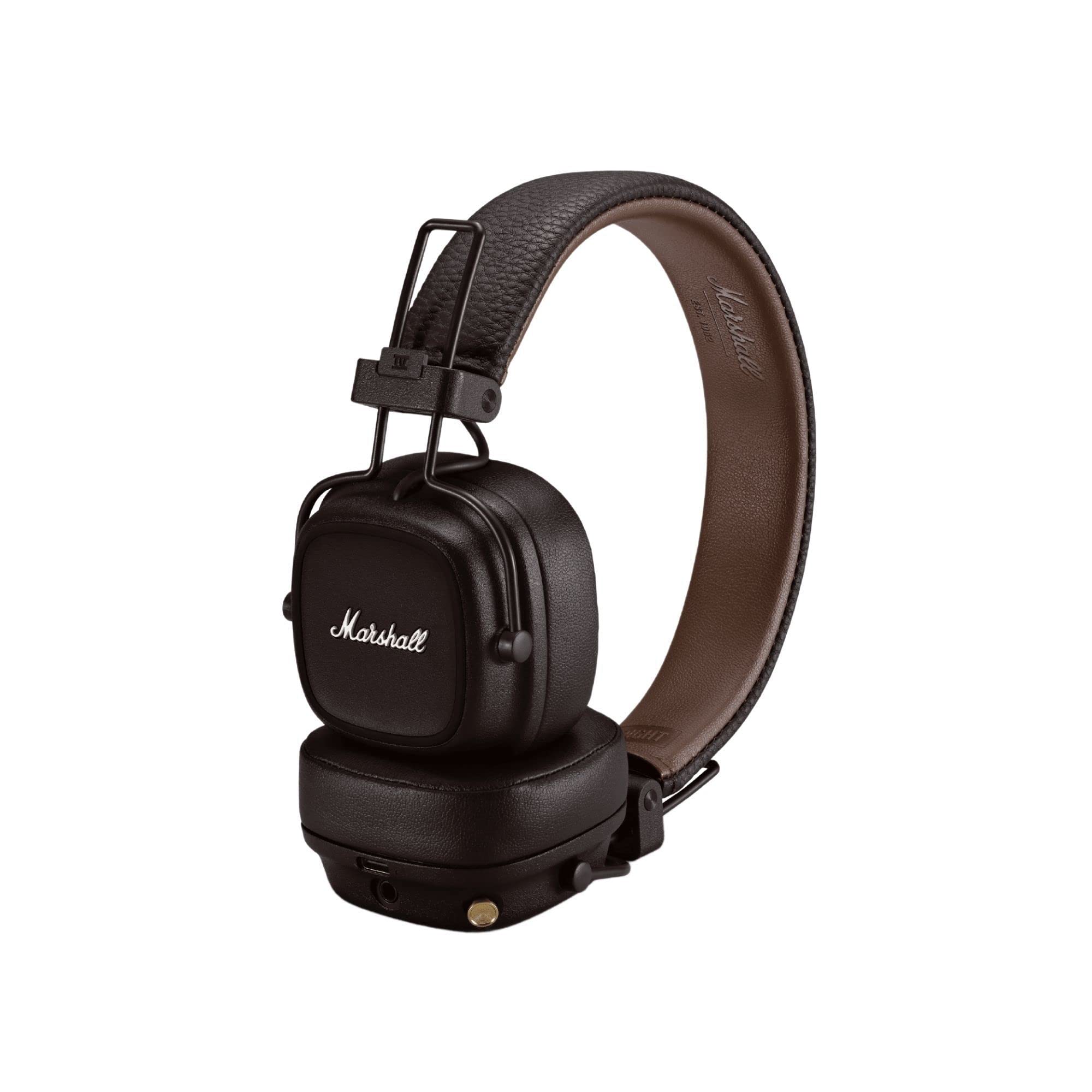 Amazon.com: Marshall Major IV On-Ear Bluetooth Headphones, Brown 