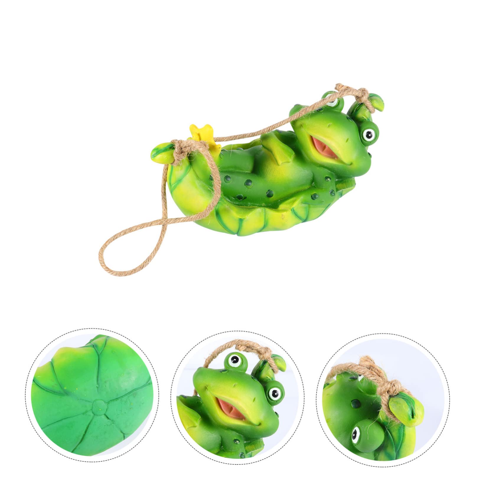 TOYANDONA 2stücke Hängende Frösche Deko Lustige Gartenornamente Für Innen Und Außenbereich Dekoration Für Garten Und Balkon Nicht Verblassend Für Gartenliebhaber