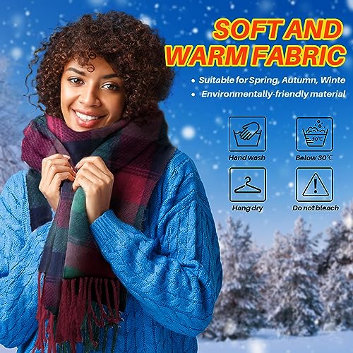 Heated Scarf for Women Rechargeable, Neck Electric Heating Pad for Men, Soft Winter Scarves with 5000mAh Battery, Unisex USB Cordless Heated Neck Scarf4