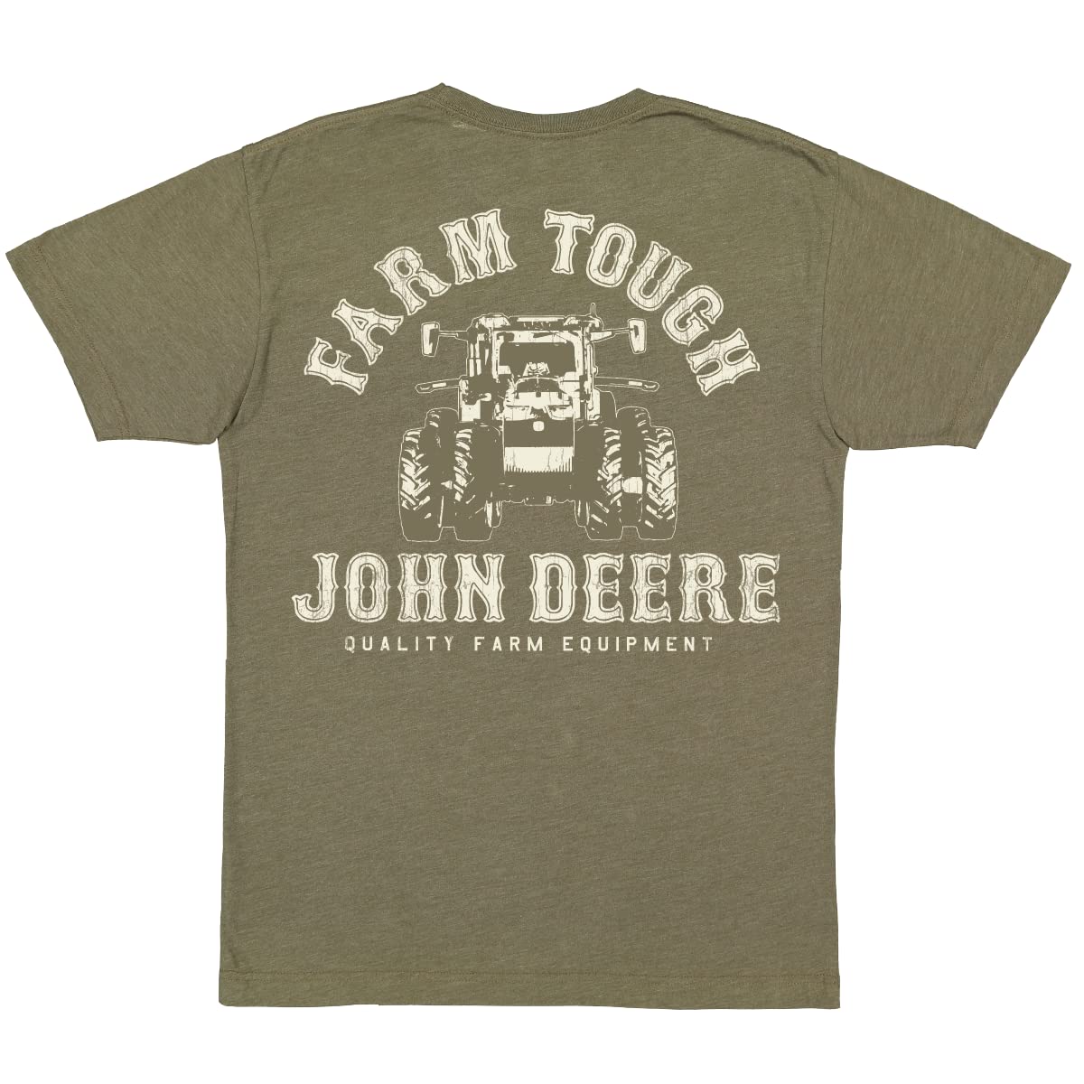 John DeereMen's Farm Tough Short Sleeve T-Shirt-Olive-L