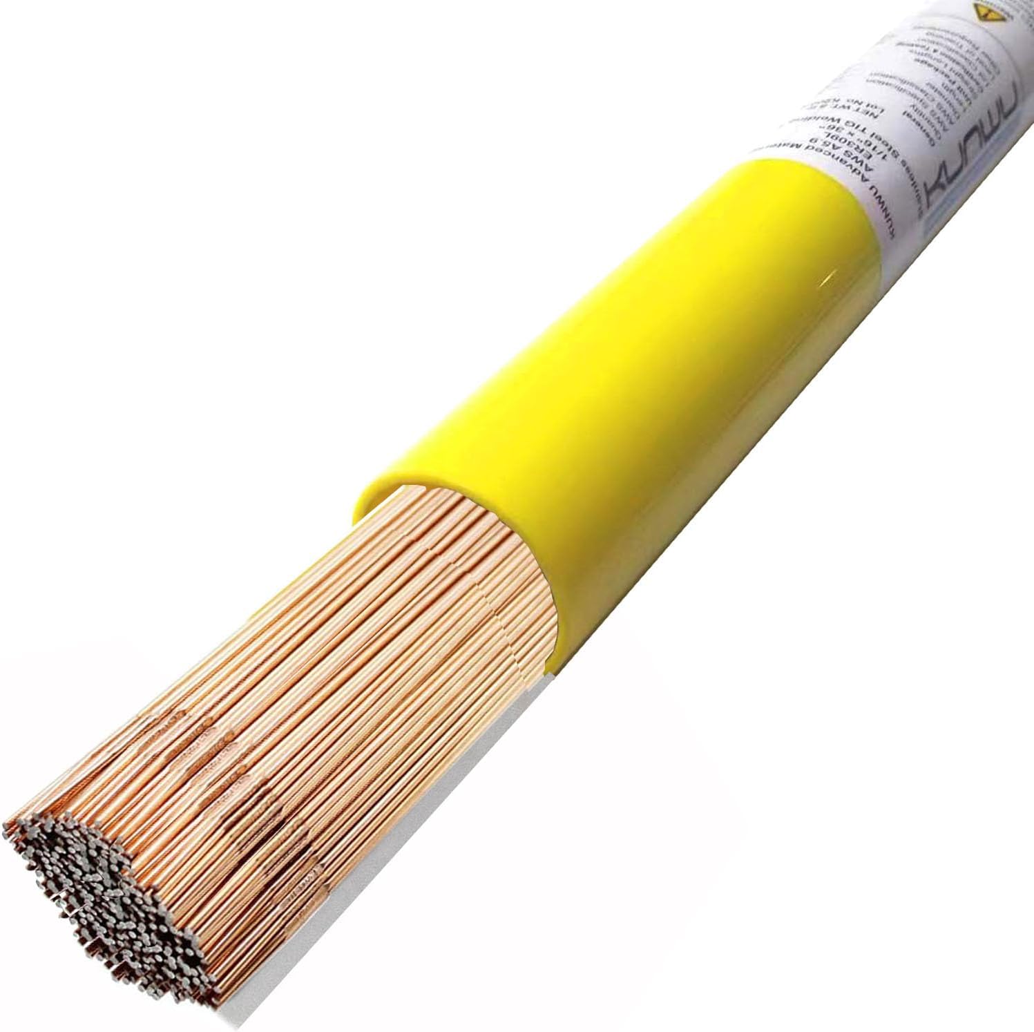 KUNWU ER70S-6 1/16" x 18" x 5 Lb Economical Mild Steel TIG Welding Rods