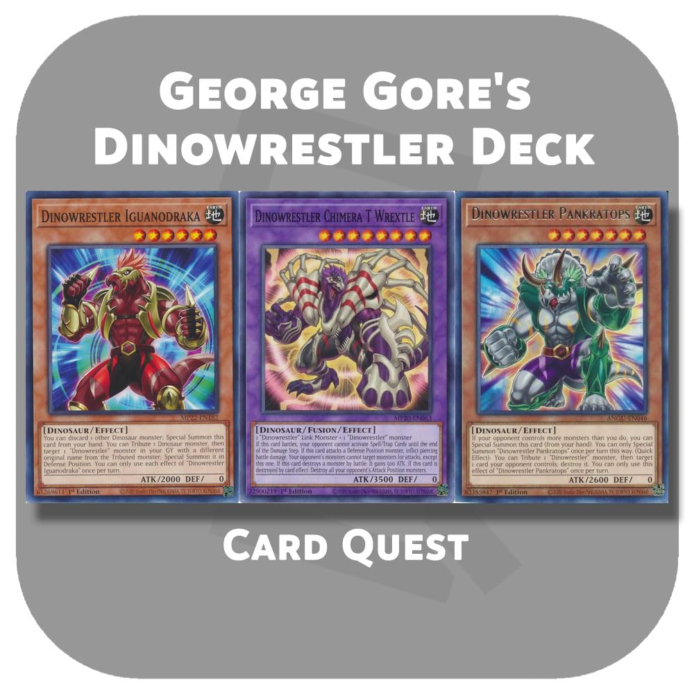 Generic Complete Custom Deck for Yu-Gi-Oh! VRAINS - George Gore's Dinowrestler Deck