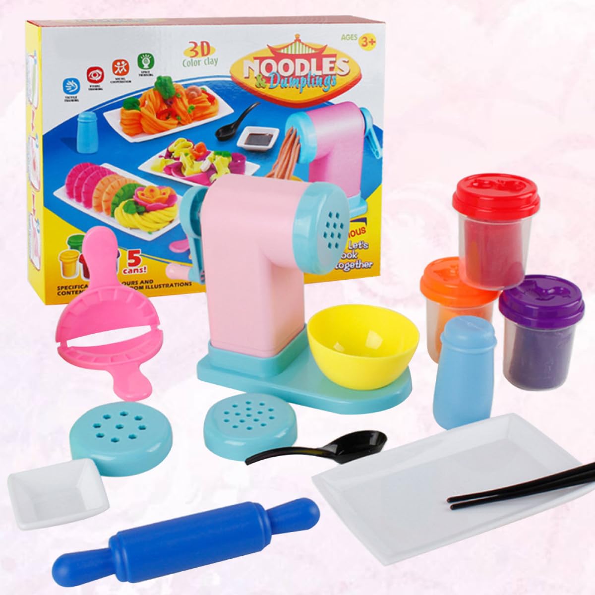 Máquina de Fideos de Plastilina 3d de Plástico 1 Set