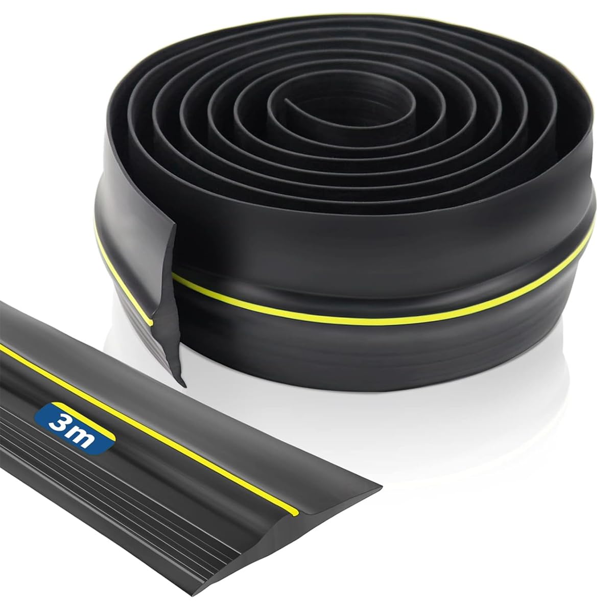 HASTHIP® Rubber Door Sweep Weatherproof Door Seal Strip Non-Sticky Door Window Weather Stripping, Door Weatherstrip, Door Seal Strips, Weather Stripping for Doors and Windows, 88mm Width, 9.84ft (B0D5YN4511) Amazon Price History, Amazon Price Tracker
