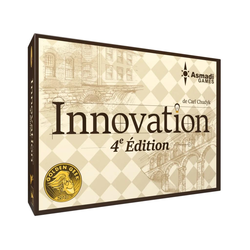 Grail Games Innovation – 4a Edición | Juego de cartas Estratégico | Construye Tu Civilización Solo con Cartas | 115 Innovaciones, 10 Edades | Juego Experto