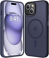 Vista 61 de Funda compatible con iPhone 14/13 [compatible con Magsafe y protección de grado militar] Funda delgada magnética translúcida mate para iPhone 13/14