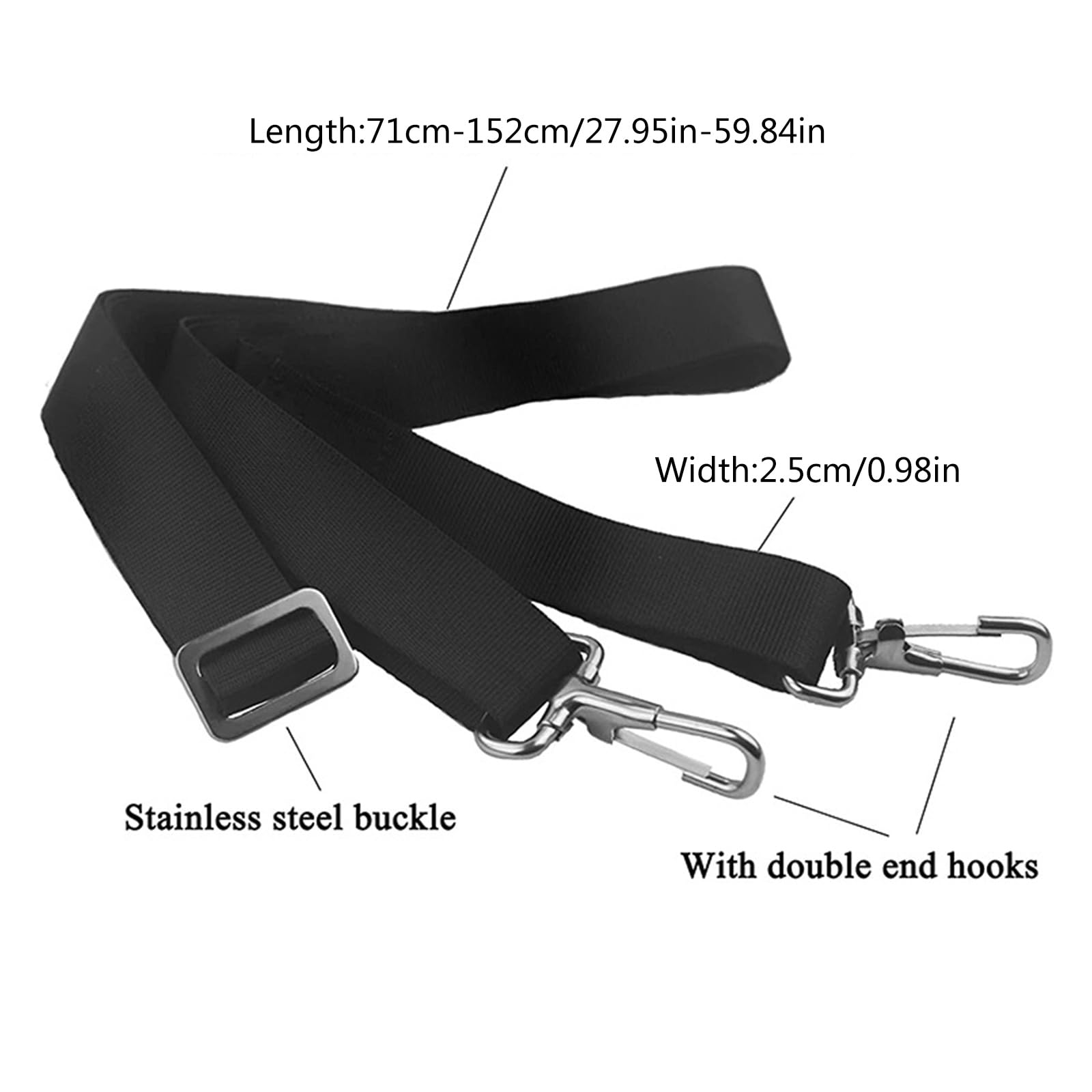 Sangles Réglables Pour Auvent Marin YUGSHNKFC – Acier Inoxydable, 71 à 152 Cm, Lot De 2