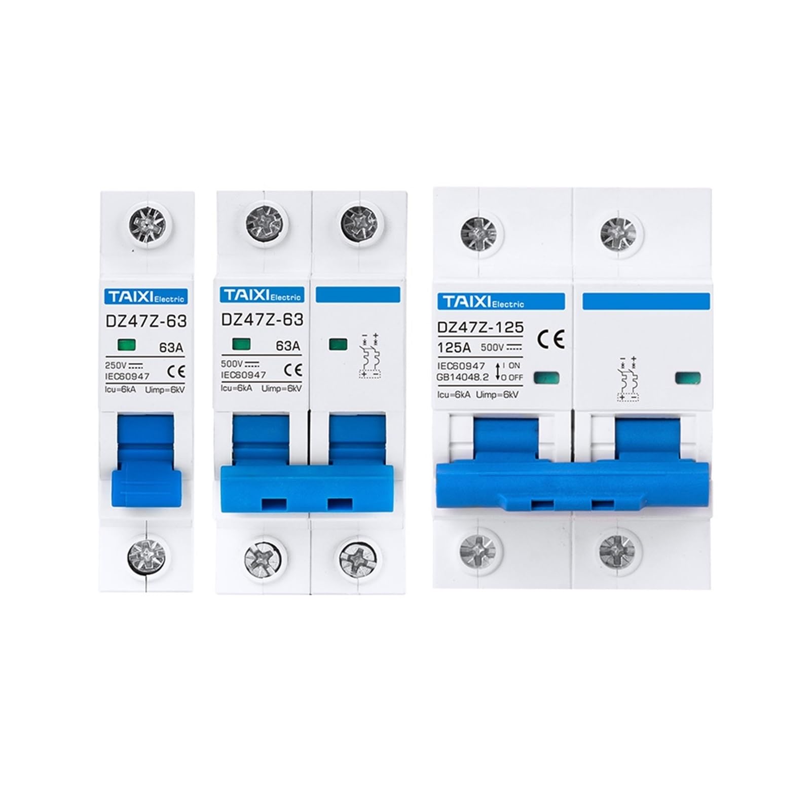 Disjoncteur DZ47 DC 3P 750V 100A avec disjoncteur automatique de court-circuit