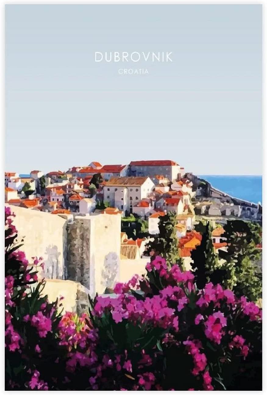 ドブロブニク キャンバス油絵