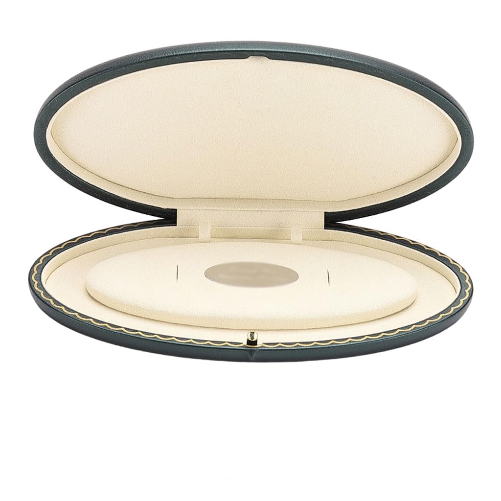 CVHfhjTG jewellery box, PU Leather Jewelry Box Organizer, Necklace Earring Storage for Women Wife Mother Girlfriend Girls(B)