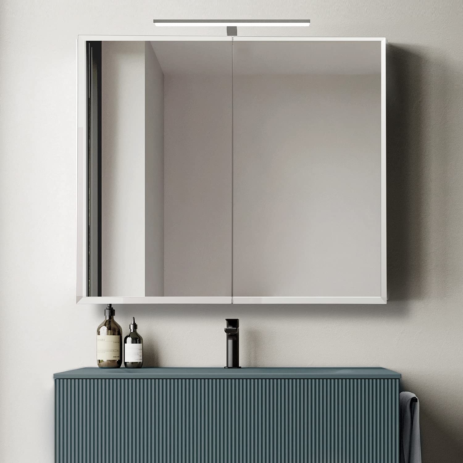 Buy MOVO Double Doors Medicine with Mirror, 30 inch X 26 inch