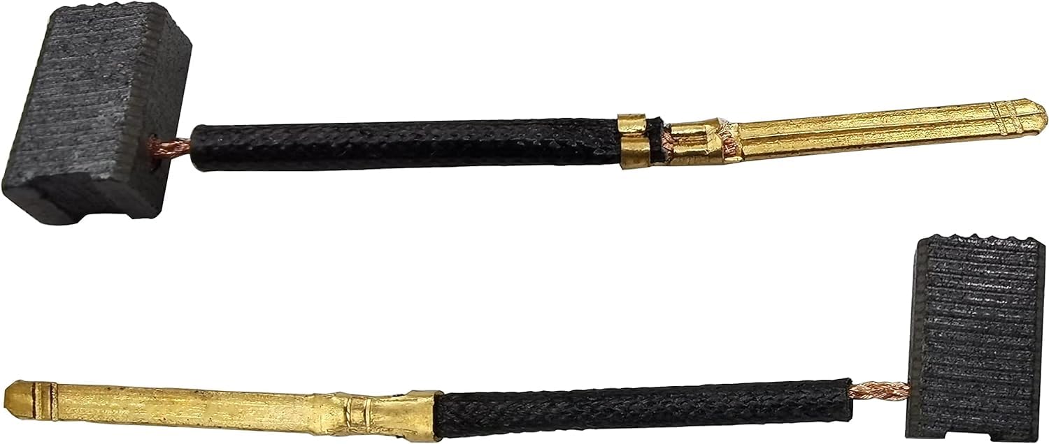 445861-25 Replacement Carbon Brushes For Dewalt/Black&Decker/Porter Cable DW421 DW887 DW402 (2Pcs）