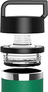 Chug Cap for Yeti Rambler Bottle 18 oz, 26 oz, 36 oz, 64 oz, Chug Replacement Lid Cap Accessories Compatible with all Yeti Rambler Bottle Models
