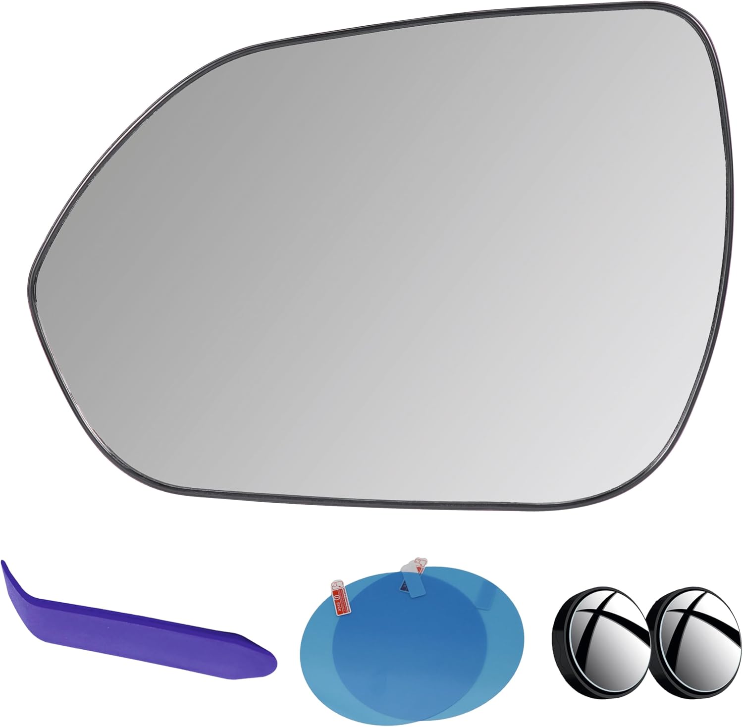 EAP Passenger Side Mirror Glass Compatible with Kia Seltos 2021-2026, Heated, Blind Spot, 87621Q5310