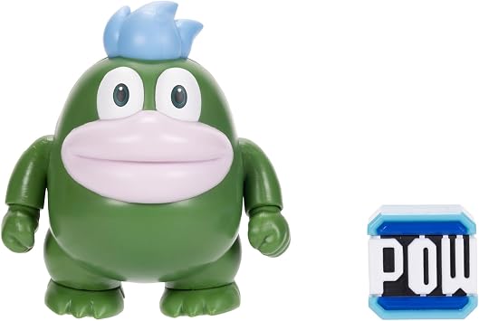Nintendo Super Mario 4-Inch Spike Poseable Figure with Pow Block Accessory. Ages 3+ Officially licensed