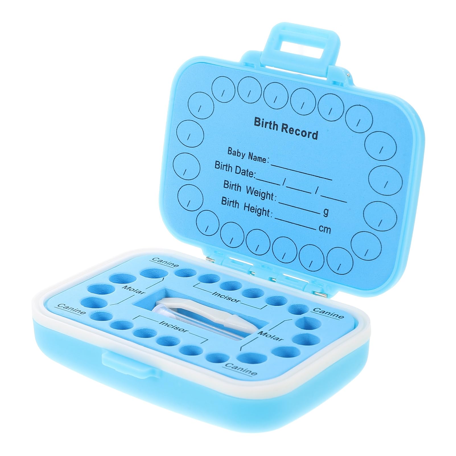 RORPOIR Collection Box Baby Tooth Keepsake Box Secure Tooth Holder Storage Plastic Multi-