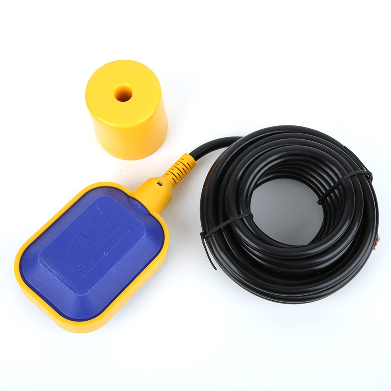 Interruttore a galleggiante in plastica KEY-6 Cavo da 6 m, Sensore di livello del liquido 0-250 V per controller di drenaggio dell'alimentazione dell'acqua, Interruttore