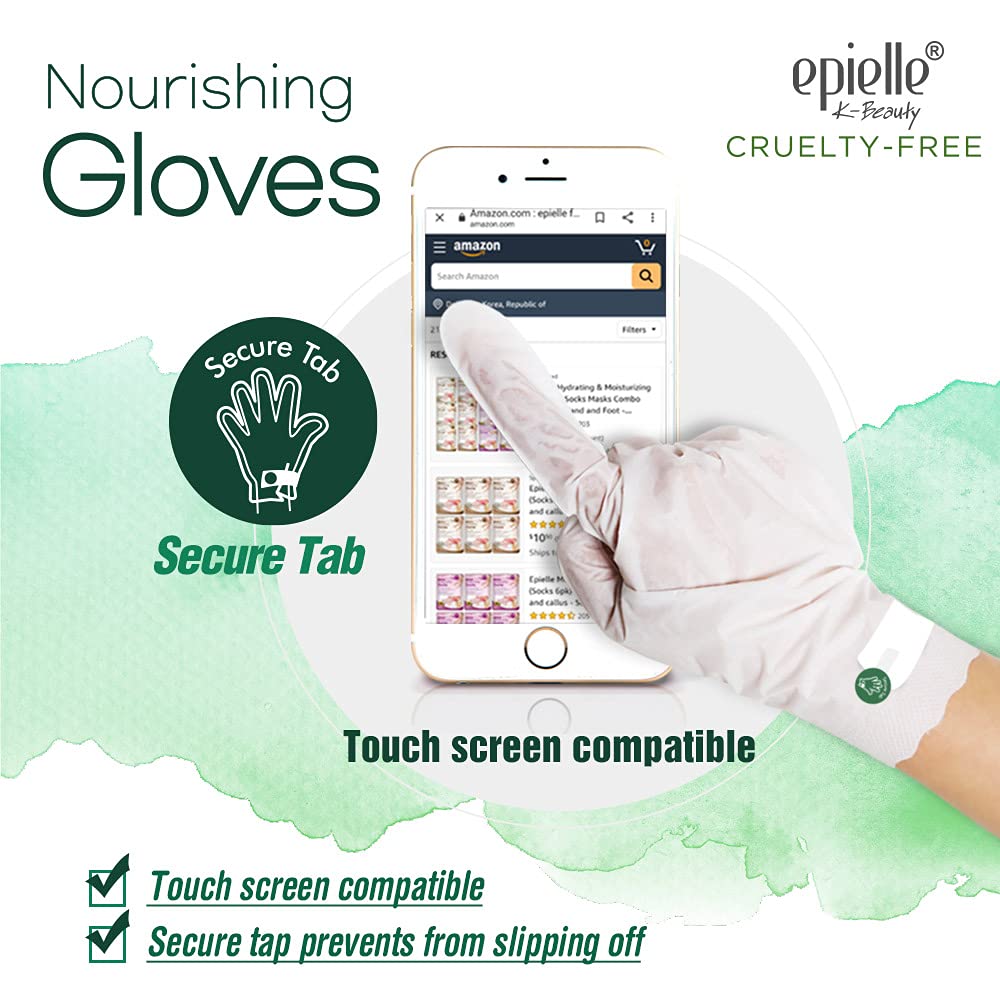 epielle New Moisturizing Socks and Gloves for Hand and Foot Care | Assorted 5 Pairs Gloves (Gloves 5 Pairs) : Beauty & Personal Care