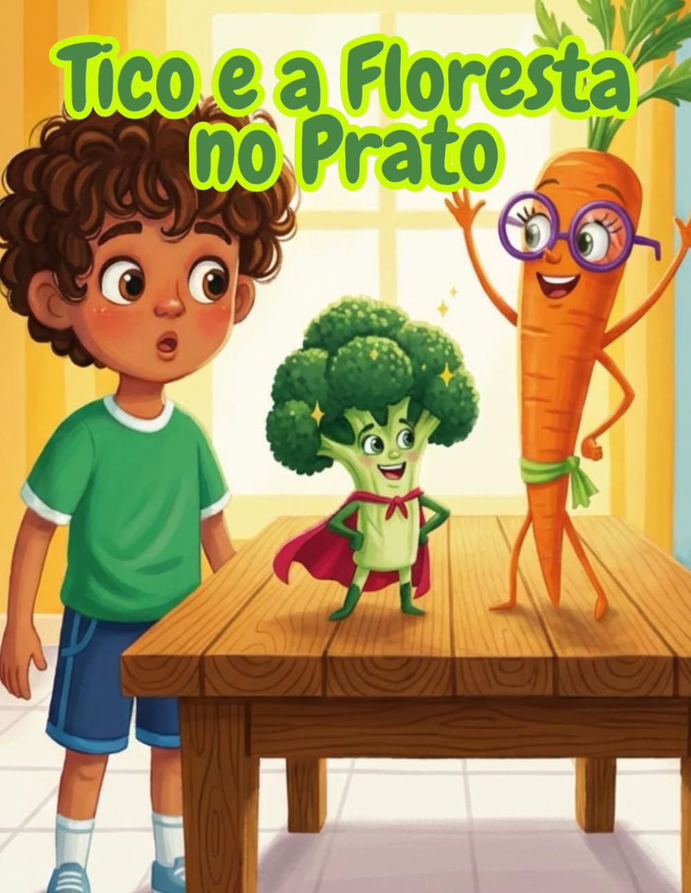 Tico e a Floresta no Prato: Uma Aventura Colorida Sobre Alimentação Saudável
