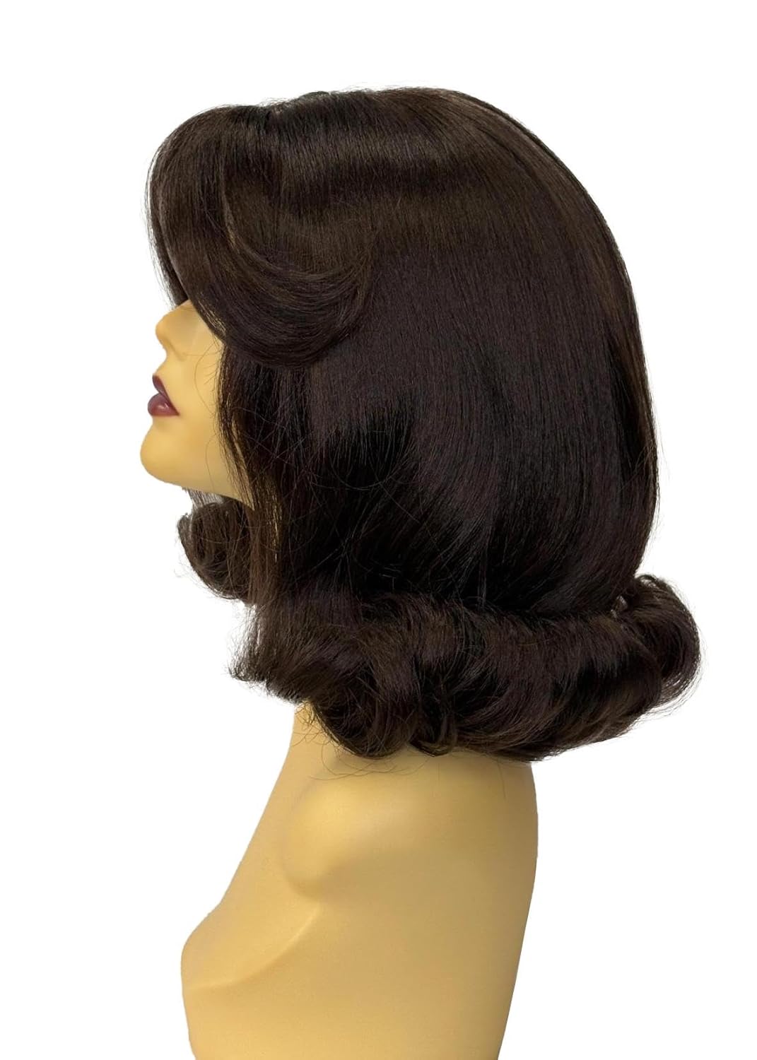 Enigma Costume Wigs Kate Jackson Wig Brown 70s Charlie Angel Inspired Sabrina Duncan Style Womens Wavy Flip Retro Costume Cosplay Halloween Party
